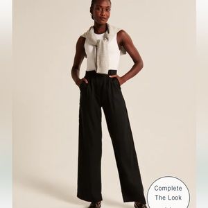 A & F Tailored Wide Leg Pant